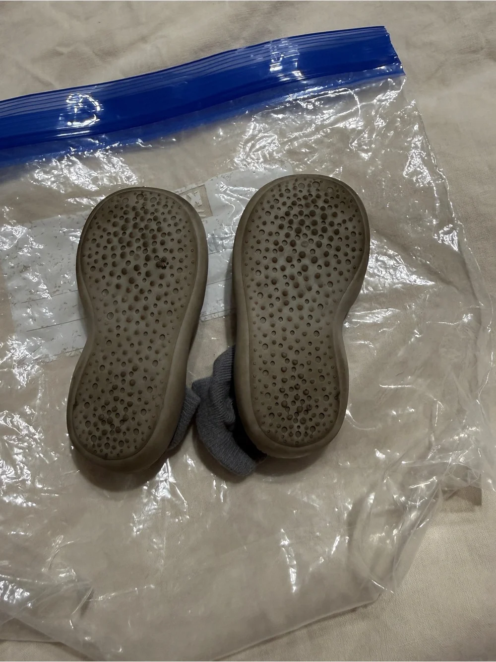 Tiny Explorings Sock Shoes Gray